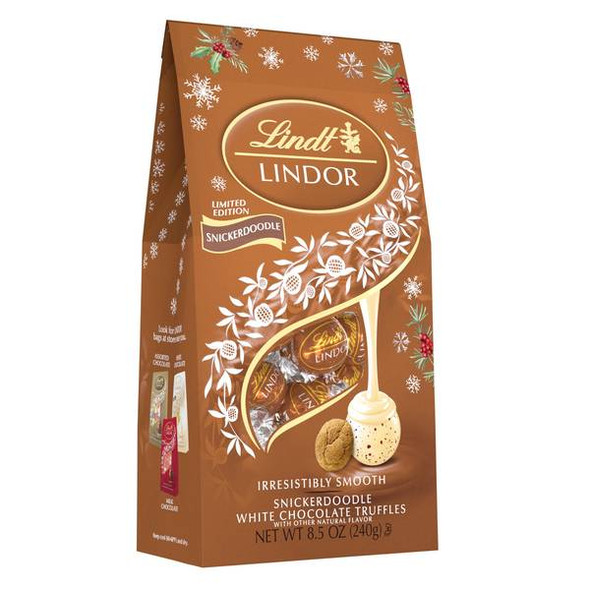 Lindt 8.5 oz Holiday Lindor Snickerdoodle Bag