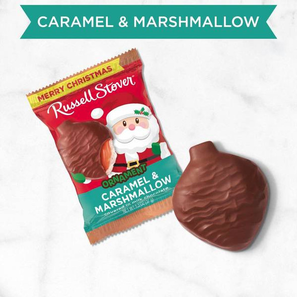 Russell Stover 1.3 oz Milk Chocolate Caramel and Marshmallow