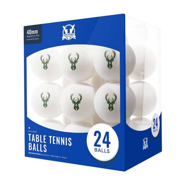 Victory Tailgate 24-Count Milwaukee Bucks Table Tennis Balls