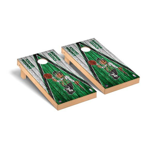 Victory Tailgate Boston Celtics Weathered Cornhole Game Set