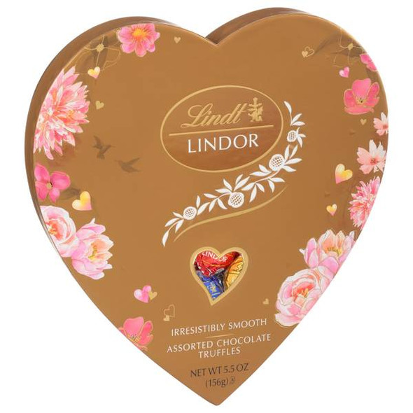 Lindt 5.5 oz Assorted Lindor Heart Truffles