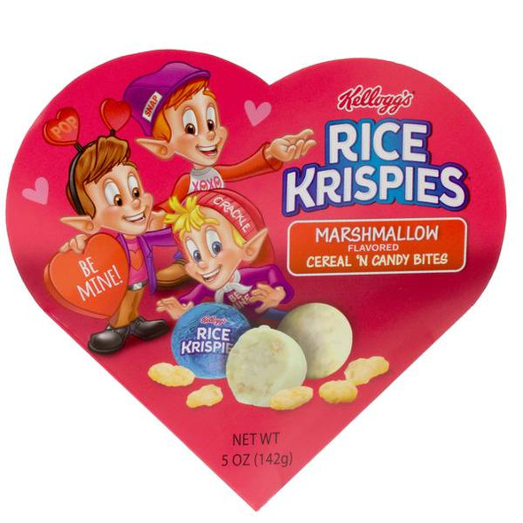 Frankford Candy 5 oz Rice Krispies Chocolates Heart Box