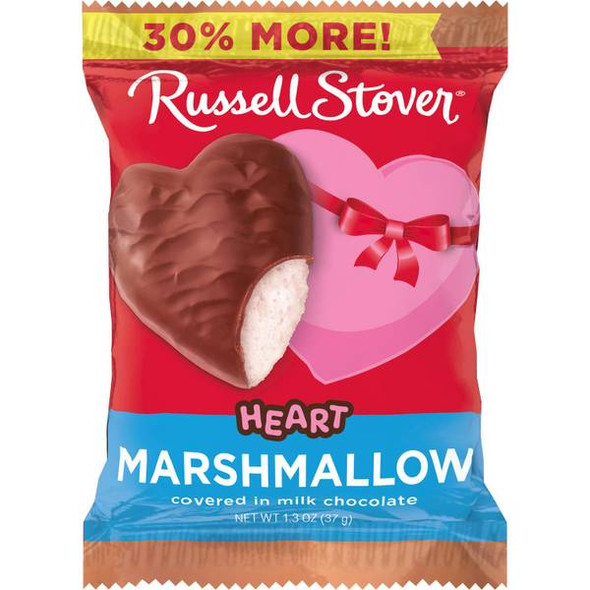 Russell Stover 1.3 oz Milk Chocolate Marshmallow Heart