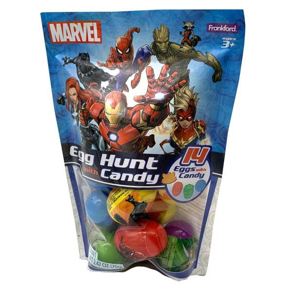 Frankford Candy 14-Count Marvel Plastic Eggs