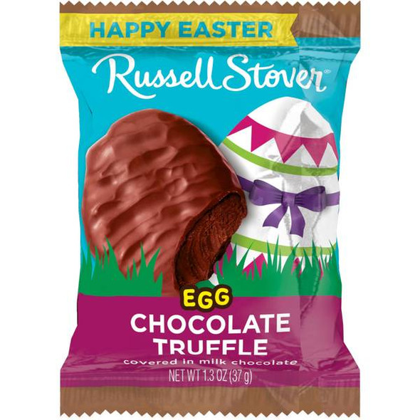 Russell Stover 1.3 oz Milk Chocolate Truffle Egg