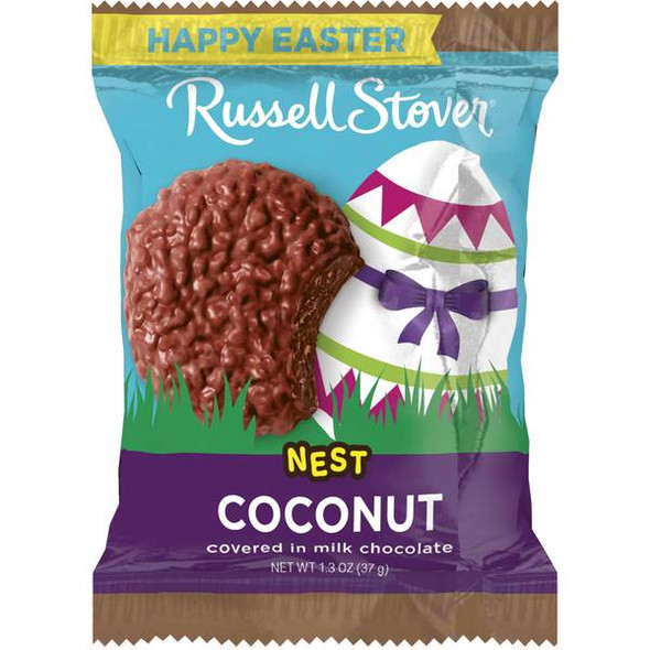 Russell Stover 1.3 oz Milk Chocolate Coconut Nest