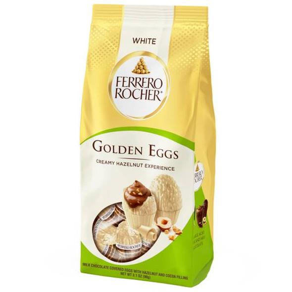 Ferrero 3.3 oz White Chocolate Hazelnut Golden Eggs