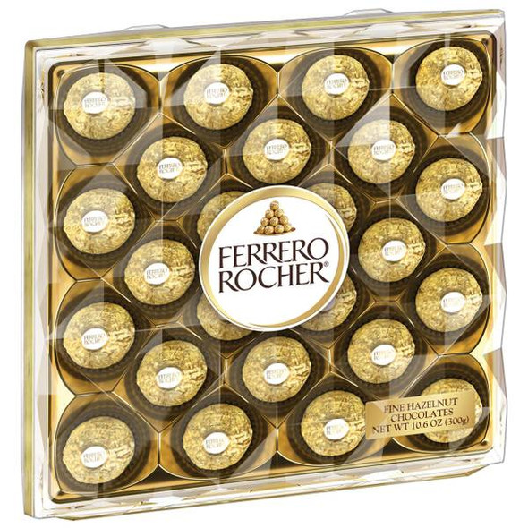 Ferrero 24-Count Chocolate Hazelnut Diamond Gift Box