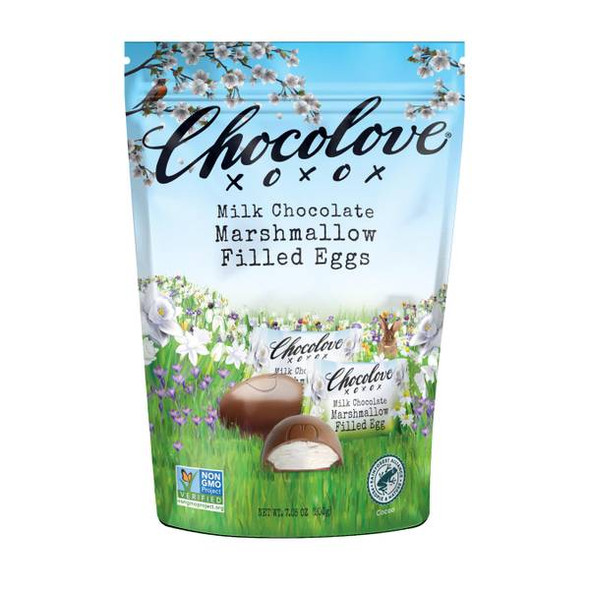 Chocolove 7.05 oz Milk Chocolate Marshmallow Filled Eggs