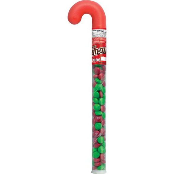 M&M's 3 oz Candy Filled Candy Cane