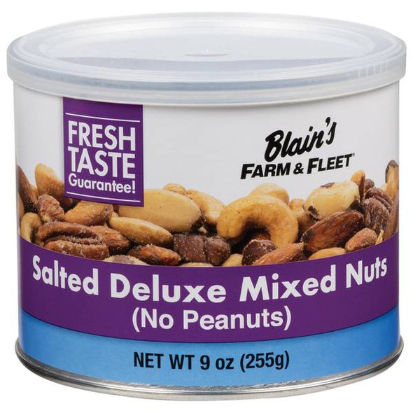 Blain's Farm & Fleet Deluxe Mixed Nut Tin (No Peanuts)