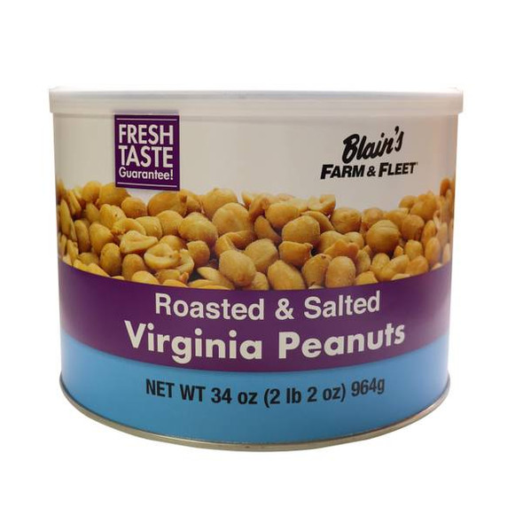 Blain's Farm & Fleet 34 oz Virginia Peanuts Tin