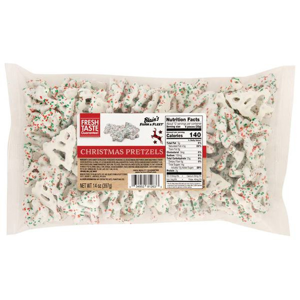 Blain's Farm & Fleet 14 oz Christmas Pretzels