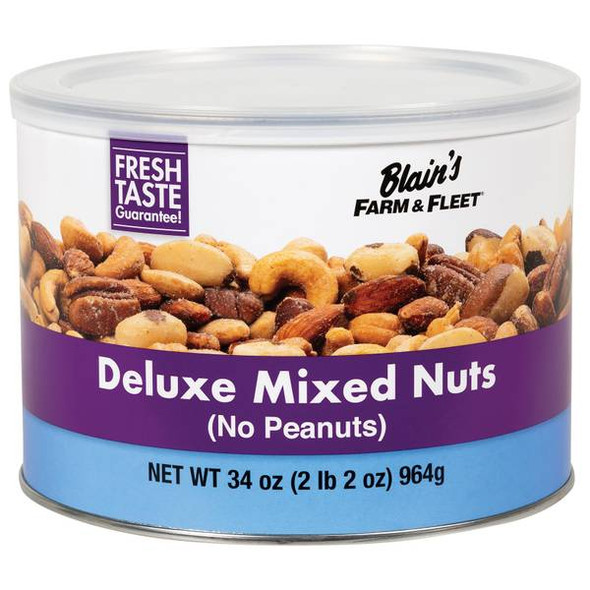 Blain's Farm & Fleet 34 oz Deluxe Mixed Nuts Tin