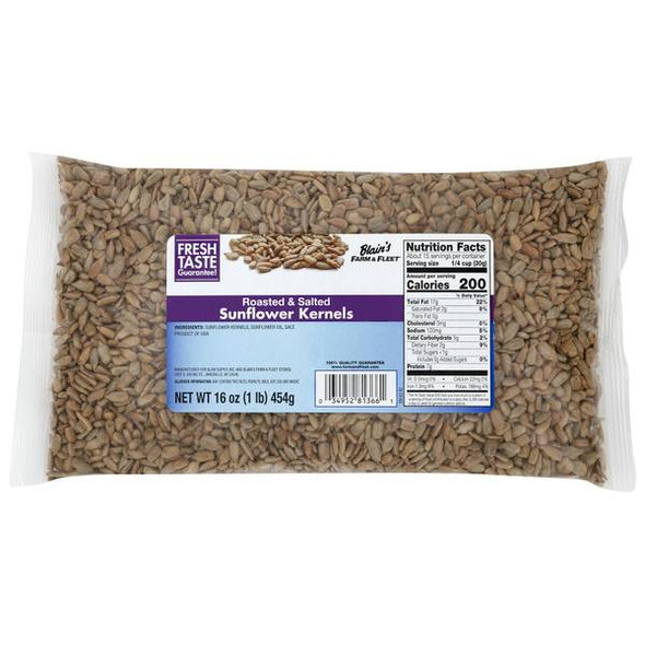 Blain's Farm & Fleet Roasted & Salted Sunflower Kernels