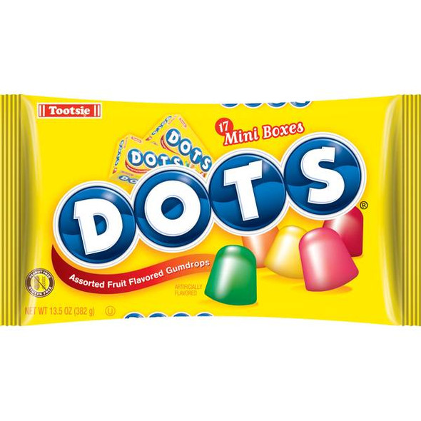 Tootsie 13.5 oz Dots Mini Fruit-Flavored Gumdrops