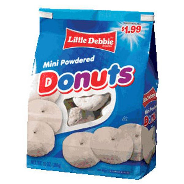 Little Debbie 10.5 oz Mini Powdered Donuts