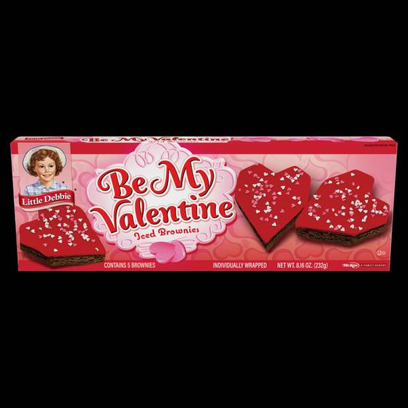 Little Debbie 8.16 oz Be My Valentine Iced Brownies