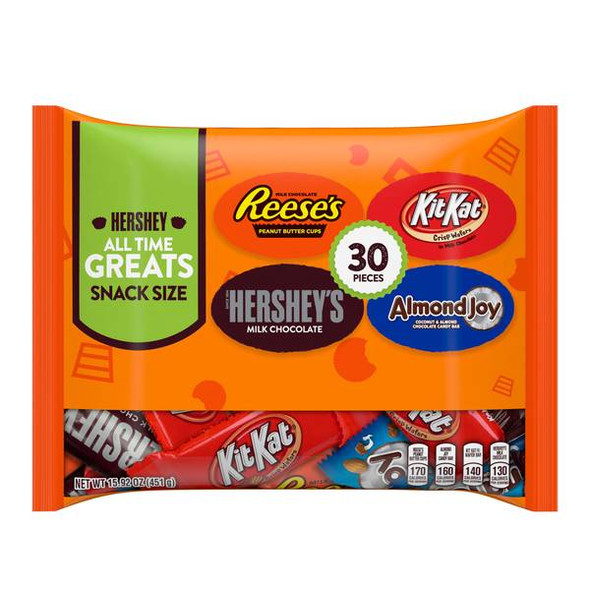 Hershey's 30-Piece All Time Greats Snack Size Bag