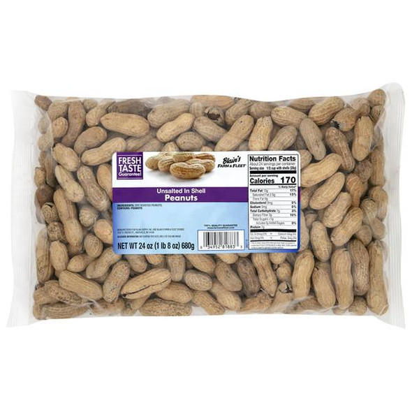 Blain's Farm & Fleet Unsalted in Shell Peanuts