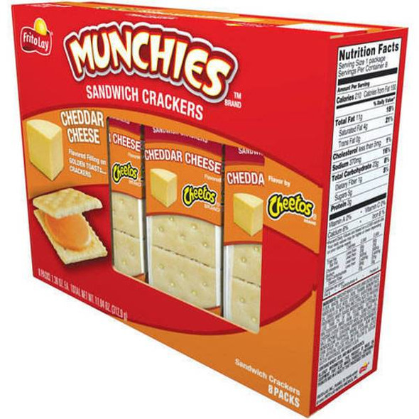 Munchies 8-Pack Cheetos Cheddar Cheese Sandwich Crackers