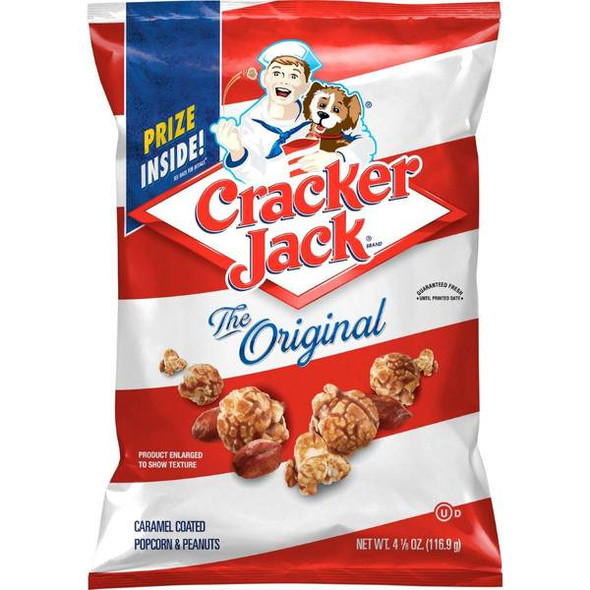 Cracker Jacks 4.125 oz Original Caramel Coated Popcorn and Peanuts