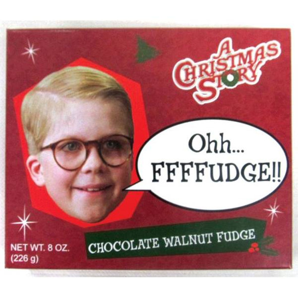 McJak 8 oz Chocolate Walnut Christmas Story Fudge