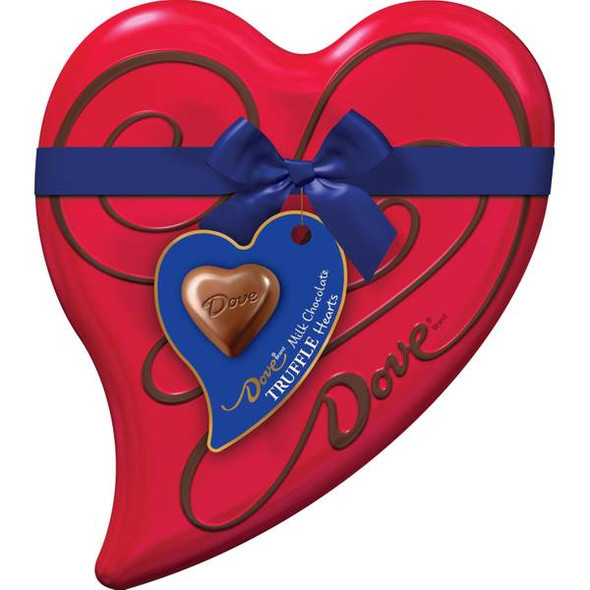 Dove 6.5 oz Milk Chocolate Truffles Heart Tin