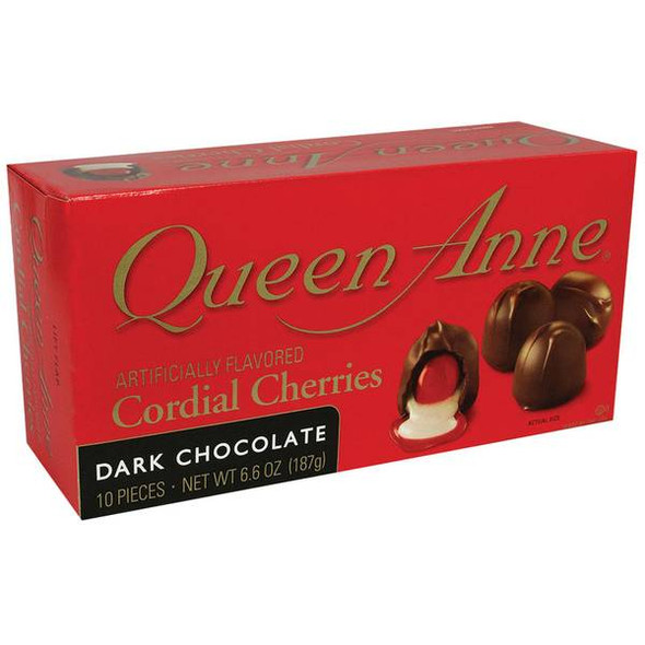 Queen Anne 6.6 oz Dark Chocolate Cordial Cherries