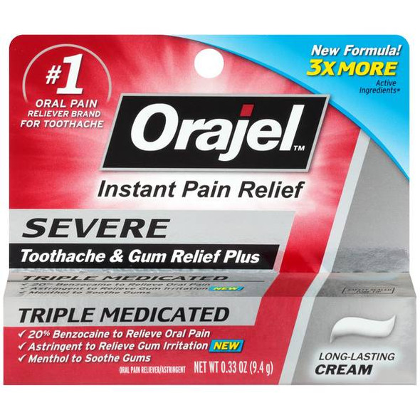 Orajel Instant Pain Relief For Severe Toothache