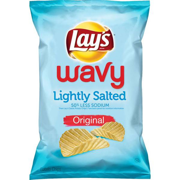 Lay's Wavy Lightly Salted Potato Chips