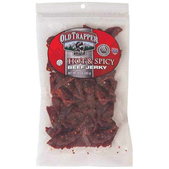 Old Trapper 10 oz Hot & Spicy Beef Jerky