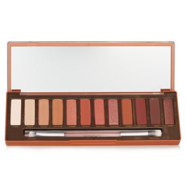 Naked Heat Palette: 12x Eyeshadow, 1x Doubled Ended Blending / Detailed Crease Brush