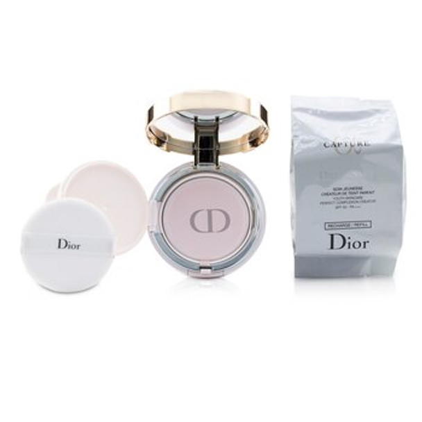 Capture Dreamskin Moist &amp; Perfect Cushion SPF 50 With Extra Refill - # 010 (Ivory)