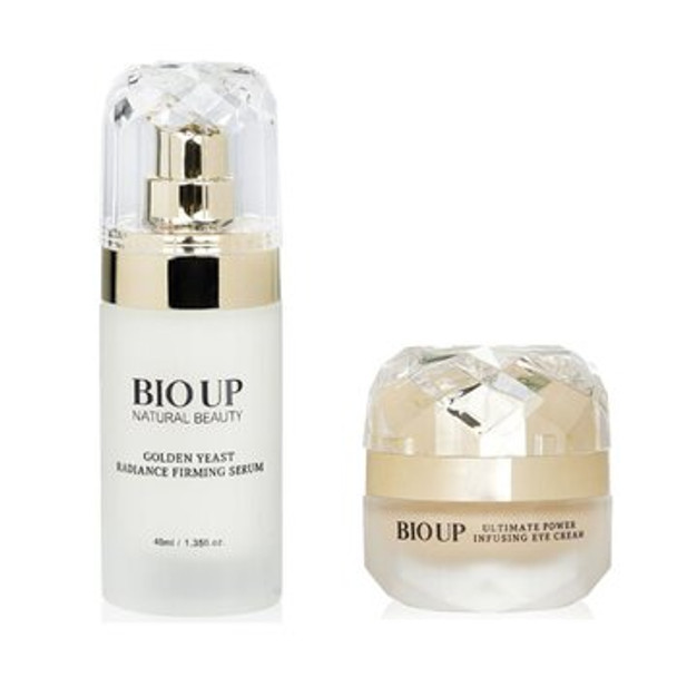 BIO UP a-GG Golden Yeast Radiance Firming Serum 40ml + BIO UP a-GG Ultimate Power Infusing Eye Cream 20g