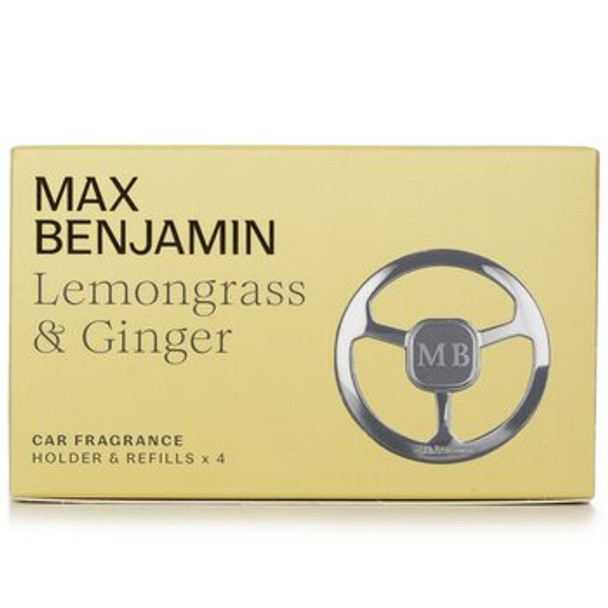 Car Fragrance Gift Set - Lemongrass And Ginger