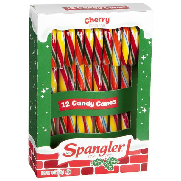 Spangler 12-Count Cherry Candy Canes