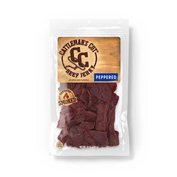 Cattleman's Cut 10 oz Peppered Beef Jerky