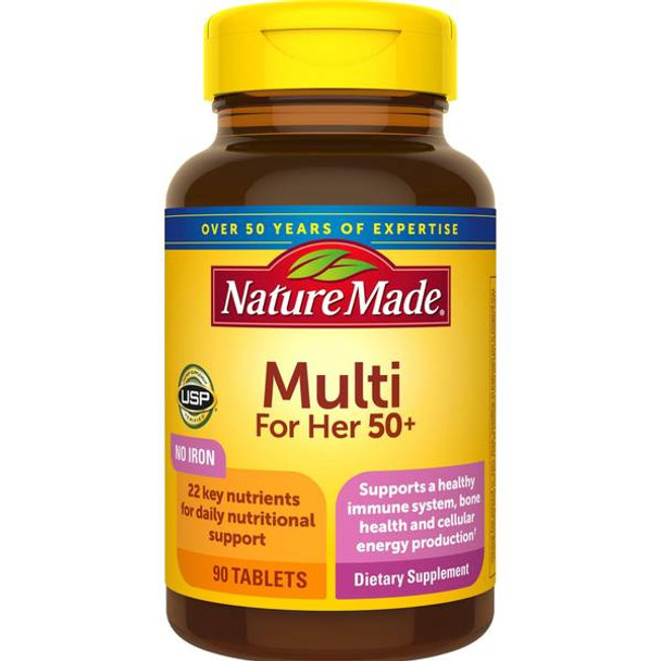 Nature Made Multi For Her 50+ Supplement Tablets