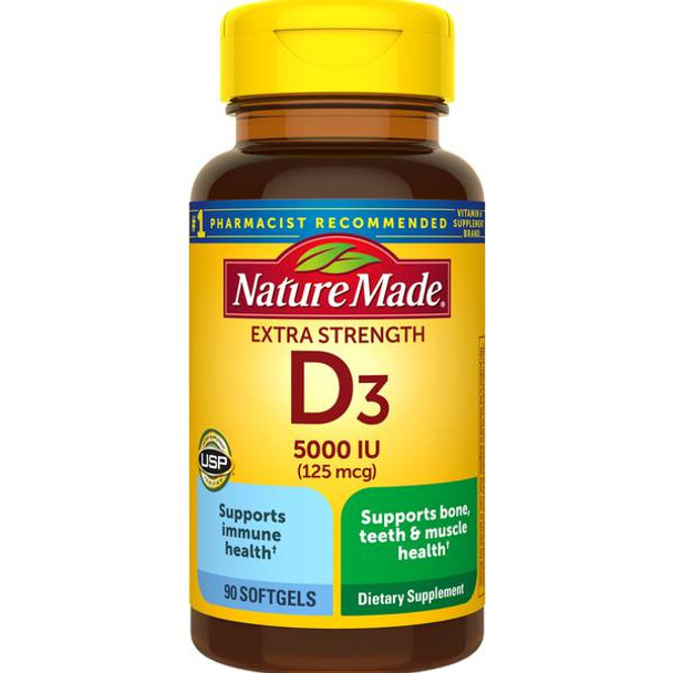 Nature Made Vitamin D3 Softgels