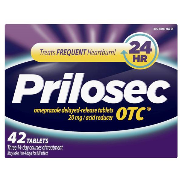 Prilosec 42-Count 20mg Omeprazole Acid Reducer Tablets