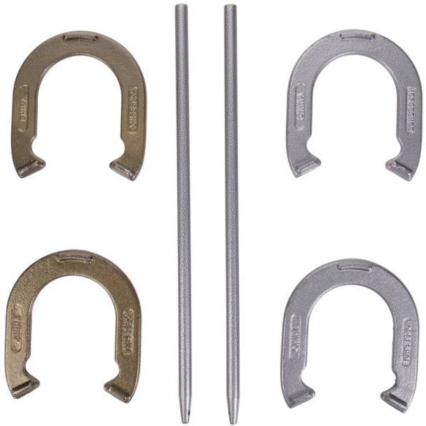 Triumph Hammer-Finished Steel Horseshoes Set