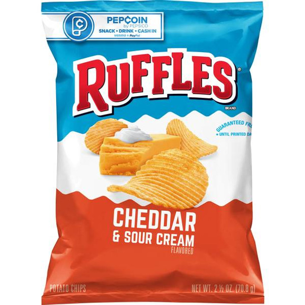 Ruffles 2.5 oz Cheddar Sour Cream Chips