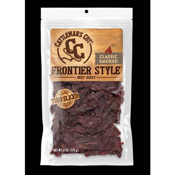 Cattleman's Cut 6 oz Frontier Style Classic Smoked Beef Jerky