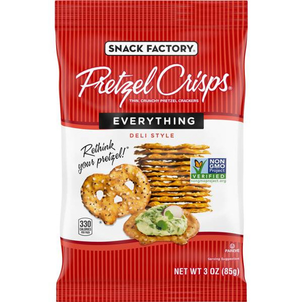 Pretzel Crisps 14 oz Everything Pretzels