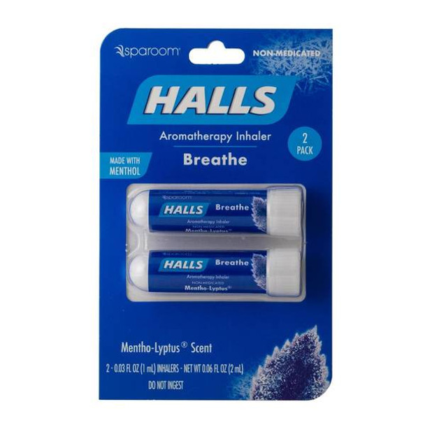 Halls 2-Count Mentholyptus Inhaler