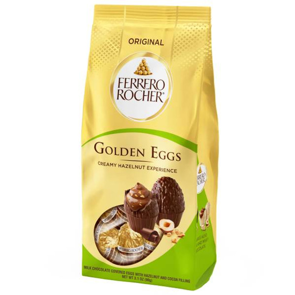 Ferrero 3.3 oz Milk Chocolate Hazelnut Golden Eggs