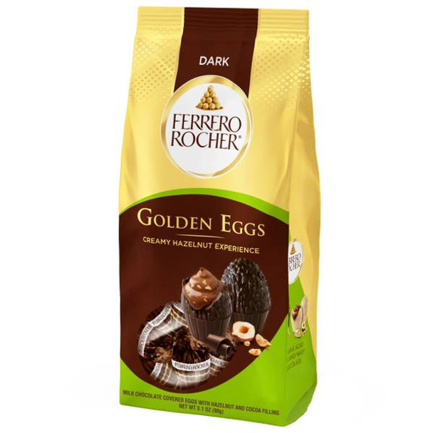 Ferrero 3.3 oz Dark Chocoloate Hazelnut Golden Eggs
