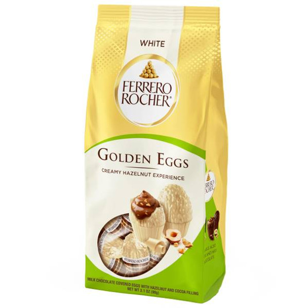 Ferrero 3.3 oz White Chocolate Hazelnut Golden Eggs