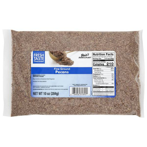 Blain's Farm & Fleet 10 oz Fine Ground Pecans